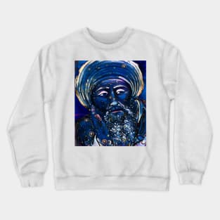 Averroes Dark Night Portrait | Averroes Artwork 5 Crewneck Sweatshirt